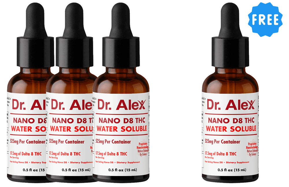 Dr. Alex Nano Delta 8 THC Buy 3 Get 1 Free